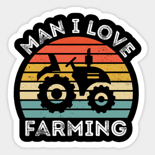 Milf Man I Love Farming Farmer milf man Sticker